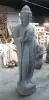 Product image 3 of the product “Standing Buddha with floral carving, Abudaya position. 51 x 33 x 175cm. Natural stone (river stone), stonemasonry ”